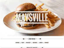 Tablet Screenshot of maysvillenyc.com